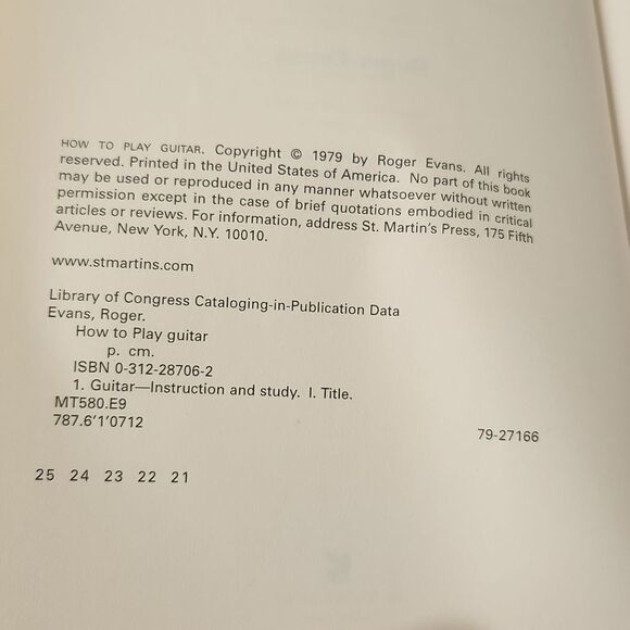 How to Play Guitar by Roger Evans Book - Picture 3 of 5